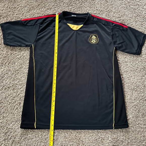 Mexico National Soccer Jersey Black Men Size Medium/large - Picture 2 of 5